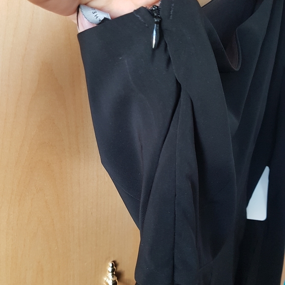 SOLD π2/$40π Black one shoulder jumpsuit - Picture 3 of 7